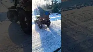 Дрифт мототрактором 