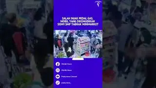 Salah Injak pedal Gas, Mobil yang Dikemudikan Siswi SMP Tabrak Minimarket