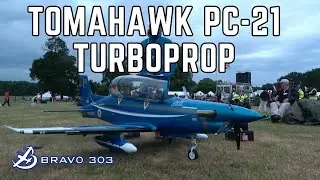 Tomahawk PC-21 Turboprop Model at Weston Park 2022 Airshow
