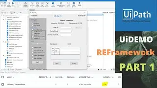 UiDemo - Dispatcher REFramework | UiPath Version 20.4.0-beta.718 (Detailed Explanation)