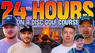 We Camped On A Disc Golf Course For 24 Hours!