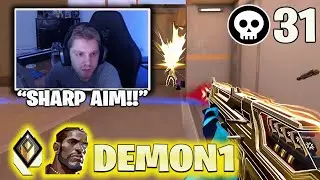 DEMON1 – INSANE ACCURACY ON TARGET!! | VALORANT