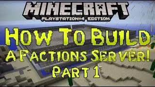 Minecraft:: How To Build A FACTIONS SERVER! Tutorial! Part 1