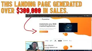 Million dollar landing page 💰