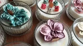 Kasede Mum - Candle in Bowl #candle #mum #asmr #wax