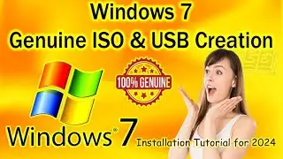 Windows 7: Genuine downloads, Installation, Multi-Edition ISO, USB Guide! 2024