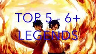 TOP 5 BEST 6 PLUS EVOLUTION LEGENDS!! - One Piece Treasure Cruise
