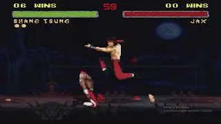 Mortal Kombat 2 - Liu Kang Swapped Fatality Glitch