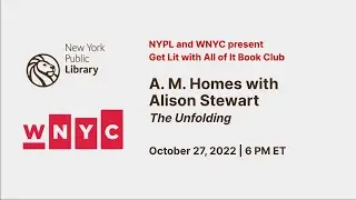 Get Lit October Book Club: A.M. Homes with special musical guest Laurie Anderson