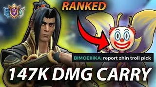 Carrying A 'TOXIC CLOWN' w/ The World's Fastest ZHIN Build - Paladins Ranked