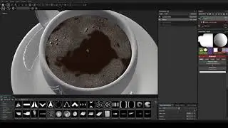Coffee Foam Painting with Substance Painter