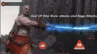 God Of War|All Runic/Special attacks and Rage