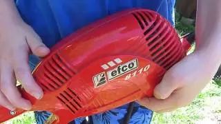 Ремонт электрической газонокосилки триммера Efco 8110 своими руками Замена втулки