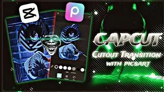 Easy Advance CUTOUT Transition || CapCut + Picsart 🗿| Tutorial ✨