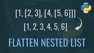 Flatten a Nested List in Python | Tamil | iCoding