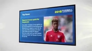 Digital Signage zur Fußball Europameisterschaft 2016 mit dem viewneo EM Plugin