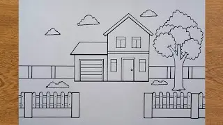How to Draw a House | Drawing a House for Beginners