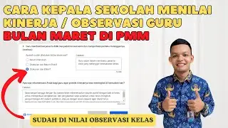 Cara Kepala Sekolah Menilai Kinerja Guru Bulan Maret Di PMM
