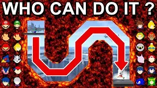 Who Can Make It? Down And Up Lava Tunnel  - Super Smash Bros. Ultimate