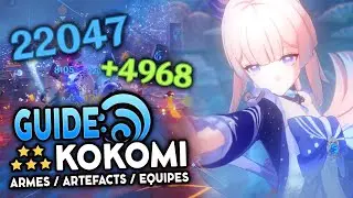 GUIDE KOKOMI DPS/SUPPORT 5⭐! Artéfacts, Teams & Armes | Guide Genshin Impact