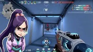 Smurfing SAGE on TOXIC silvers in VALORANT
