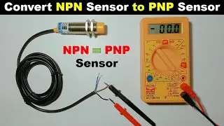 How to Convert NPN Sensor to PNP Sensor || Electrical wiring Trick  