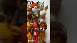 Crochet amigurumi safari animals pattern toys dolls #amigurumi #crochet #crochetamigurumi