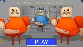 POLICE BARRY NEEDS HELP! PRISONERS ATACK AGAIN? OBBY ROBLOX 