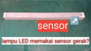 Unboxing lampu LED sensor
