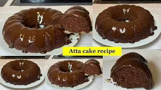 Whole wheat chocolate Cake recipe | whole wheat chocolate cake |cake without maida| ata cake recipe