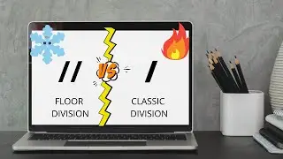 // in Python | Division vs Floor Division Operator in Python