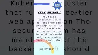 #shorts  CKA question 10 #cka #kubernetes #docker