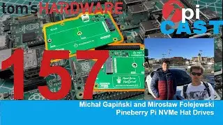 The Pi Cast (12/12) Pineberry Pi NVMe Hat Drives