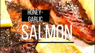 Honey-Garlic Salmon l Foodie Avenue