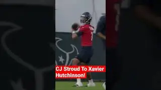CJ Stroud To Xavier Hutchinson! 