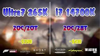 Ultra 7 265K Vs i7 14700K