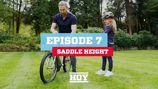How to adjust the saddle height on your child's bike