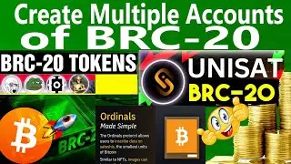 How To Create Multiple Accounts of BRC 20 Bitcoin Minting Wallet | BRC-20