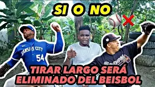 🤔Es Verdad Que Tirar Largo Es Malo ❌ ¿Será Elimado Del Beisbol?⚾️