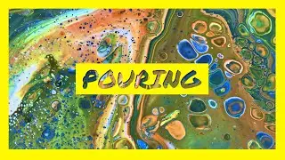 🖼 FLUID PAINTING CIRCULAR (Tutorial de POURING en español)