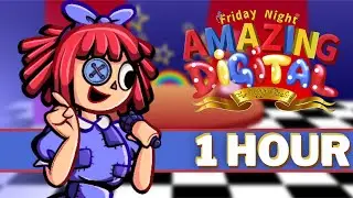ANXIETY DOLL - FNF 1 HOUR SONG Perfect Loop (The Amazing Digital Circus Funk Off Reality I FNF Mods)