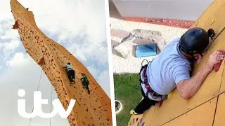 Bradley & Barney Climb The Tallest Climbing Wall In The World | Bradley & Barney Walsh: Breaking Dad