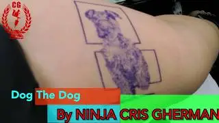 HOW TO Tattoo;  Dog Portrait by , Ninja CG aka CGTV