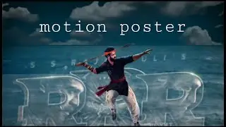 NTR motion poster in rrr