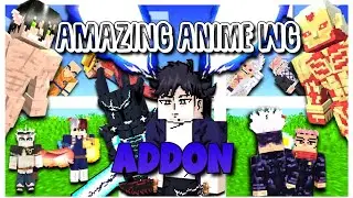 Review de Addon  de anime para Minecraft bedrock 1.21 addon AMAZING ANIME WG