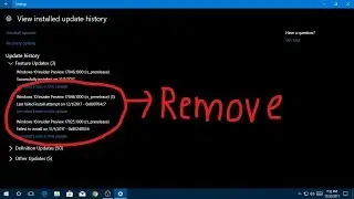 HOW TO DELETE WINDOWS UPDATE HISTORY ☑️