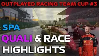 Spa F1 Qualifying & Race F1 22 game - OUTPLAYED RACING TEAM CUP