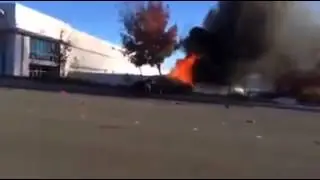 Paul Walker died in fatal Car accident Paul Walker crash scene footage