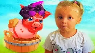 Играем в доктора Больница для животных Лечим больных зверей Развивающий мультик игра для детей