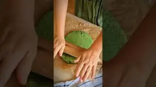 Галета из шпинатного теста с кабачком! #галета#кабачок#Шпинатноетесто#шпинат#пирогизкабачков